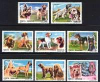 International Dog Show Mint set of 8 Romania, 1990